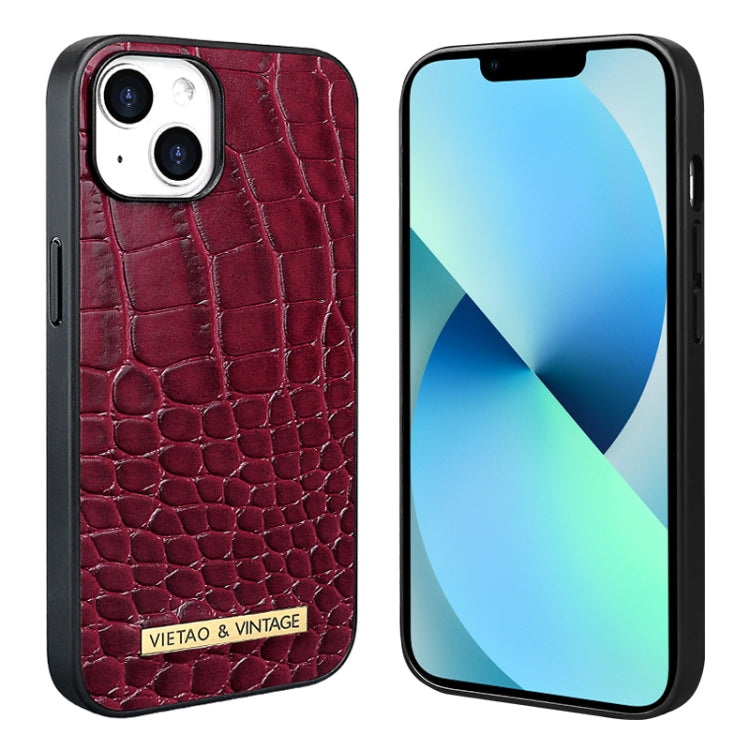 VIETAO Alligator Texture PU Phone Case, For iPhone 13 Pro Max, For iPhone 13 Pro, For iPhone 13, For iPhone 12 / 12 Pro, For iPhone 12 Pro Max, For iPhone 11 Pro Max, For iPhone 11