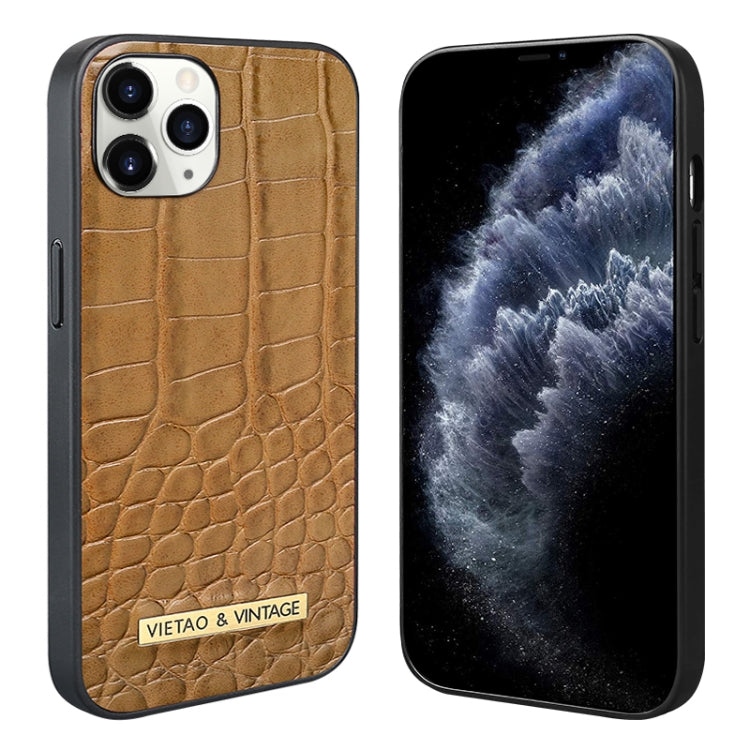 VIETAO Alligator Texture PU Phone Case, For iPhone 13 Pro Max, For iPhone 13 Pro, For iPhone 13, For iPhone 12 / 12 Pro, For iPhone 12 Pro Max, For iPhone 11 Pro Max, For iPhone 11