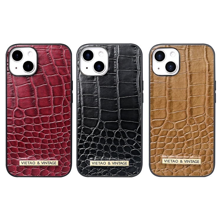 VIETAO Alligator Texture PU Phone Case, For iPhone 13 Pro Max, For iPhone 13 Pro, For iPhone 13, For iPhone 12 / 12 Pro, For iPhone 12 Pro Max, For iPhone 11 Pro Max, For iPhone 11