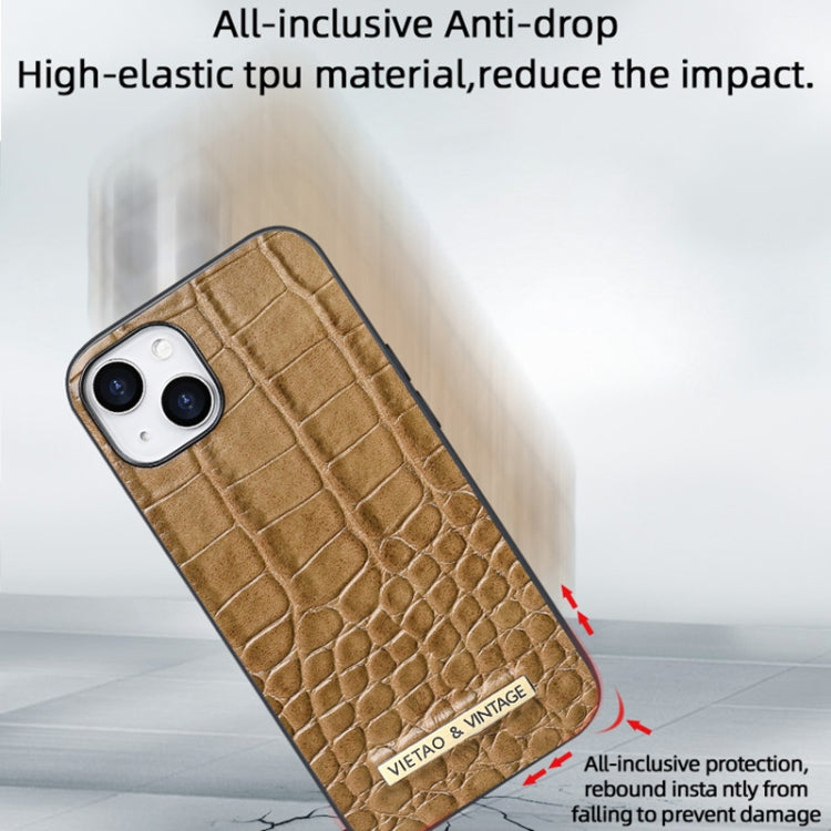 VIETAO Alligator Texture PU Phone Case, For iPhone 13 Pro Max, For iPhone 13 Pro, For iPhone 13, For iPhone 12 / 12 Pro, For iPhone 12 Pro Max, For iPhone 11 Pro Max, For iPhone 11