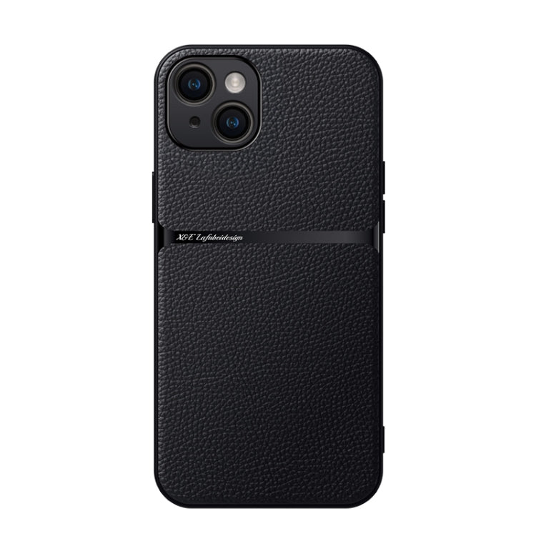 Litchi Leather Magnetic Full Coverage Shockproof Phone Case, For iPhone 15 Pro, For iPhone 15 Plus, For iPhone 15, For iPhone 14 Plus, For iPhone 14