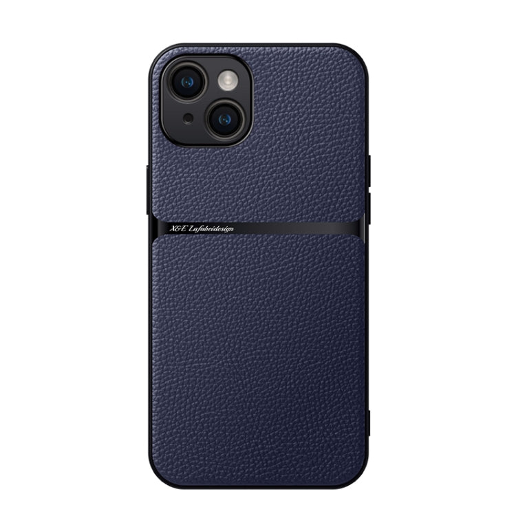 Litchi Leather Magnetic Full Coverage Shockproof Phone Case, For iPhone 15 Pro, For iPhone 15 Plus, For iPhone 15, For iPhone 14 Plus, For iPhone 14