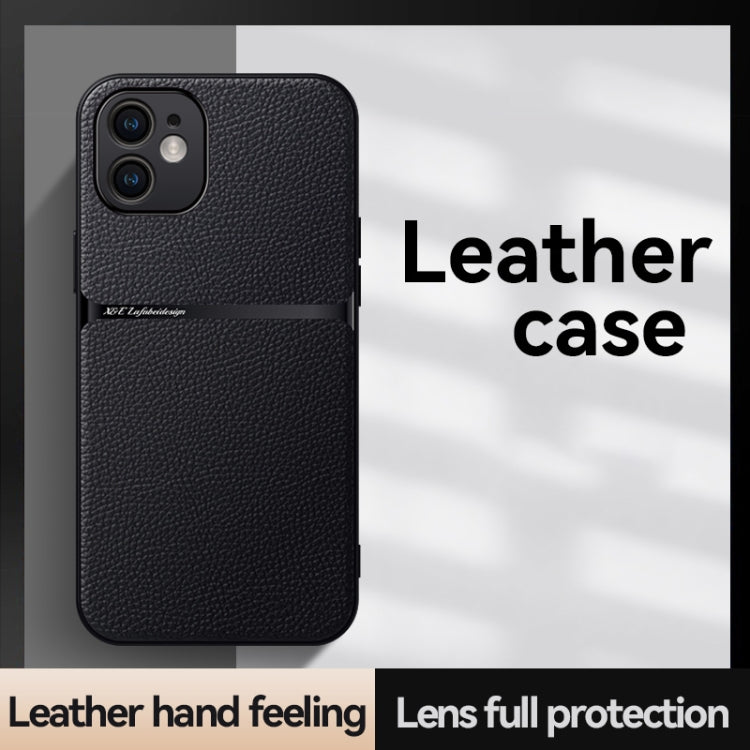 Litchi Leather Magnetic Full Coverage Shockproof Phone Case, For iPhone 12, For iPhone 12 Pro Max, For iPhone 12 Pro, For iPhone 11 Pro Max, For iPhone 11