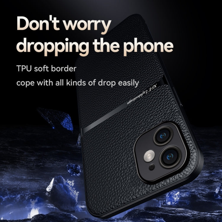 Litchi Leather Magnetic Full Coverage Shockproof Phone Case, For iPhone 12, For iPhone 12 Pro Max, For iPhone 12 Pro, For iPhone 11 Pro Max, For iPhone 11