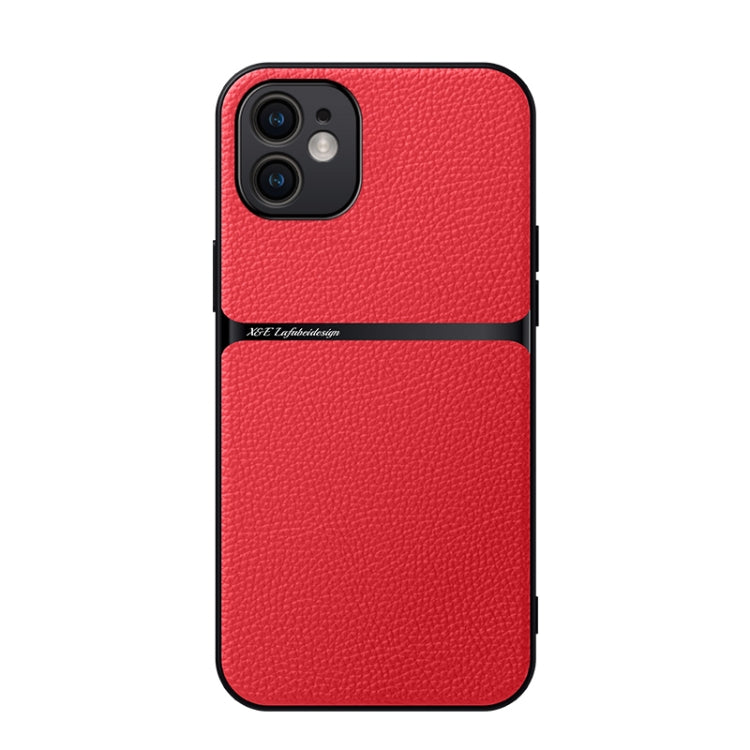 Litchi Leather Magnetic Full Coverage Shockproof Phone Case, For iPhone 12, For iPhone 12 Pro Max, For iPhone 12 Pro, For iPhone 11 Pro Max, For iPhone 11