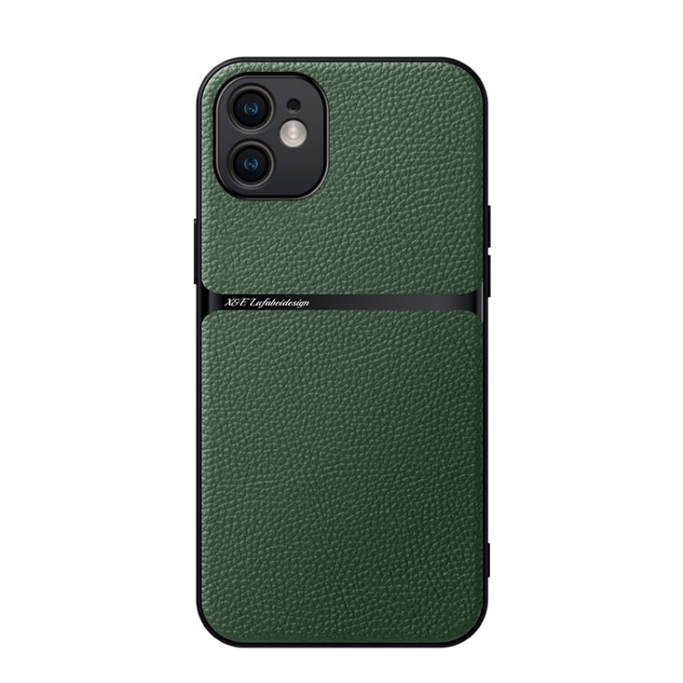 Litchi Leather Magnetic Full Coverage Shockproof Phone Case, For iPhone 12, For iPhone 12 Pro Max, For iPhone 12 Pro, For iPhone 11 Pro Max, For iPhone 11