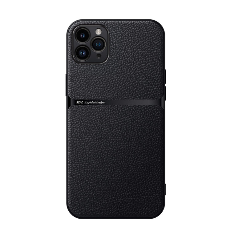 Litchi Leather Magnetic Full Coverage Shockproof Phone Case, For iPhone 12, For iPhone 12 Pro Max, For iPhone 12 Pro, For iPhone 11 Pro Max, For iPhone 11