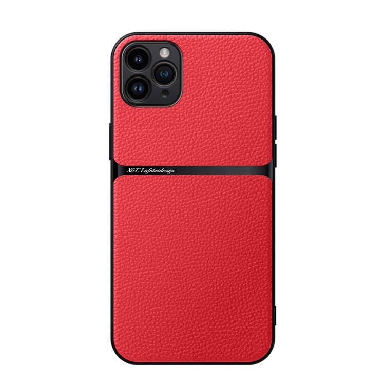 Litchi Leather Magnetic Full Coverage Shockproof Phone Case, For iPhone 12, For iPhone 12 Pro Max, For iPhone 12 Pro, For iPhone 11 Pro Max, For iPhone 11