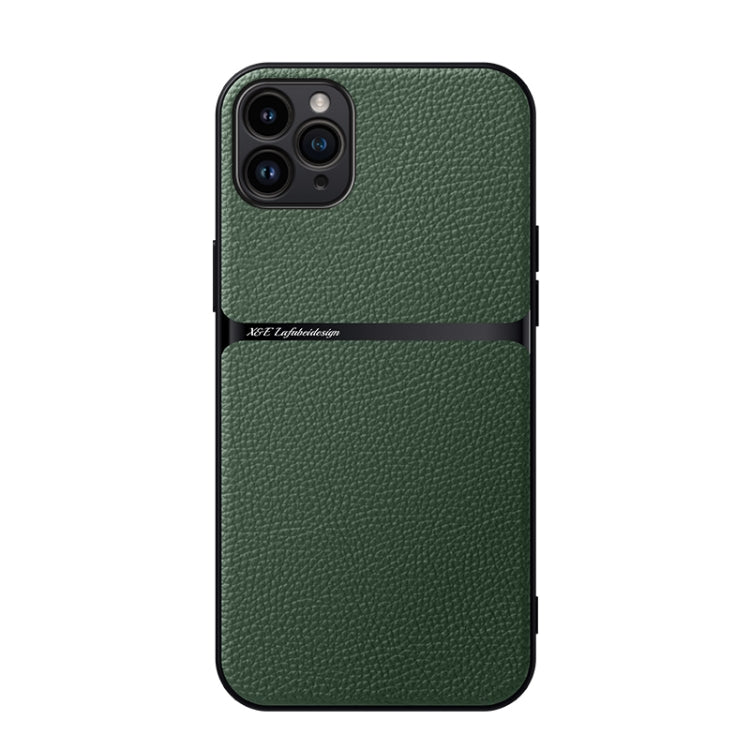 Litchi Leather Magnetic Full Coverage Shockproof Phone Case, For iPhone 12, For iPhone 12 Pro Max, For iPhone 12 Pro, For iPhone 11 Pro Max, For iPhone 11