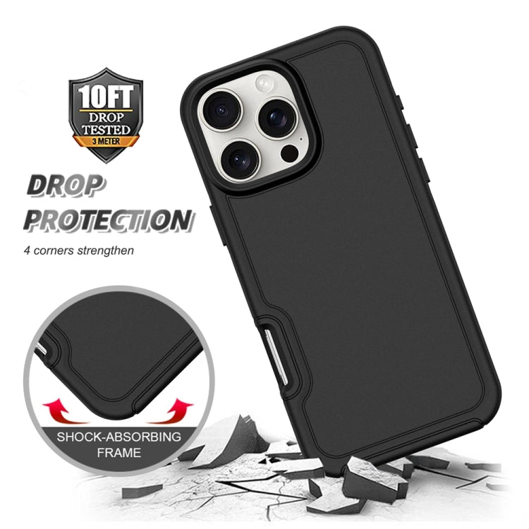 Shockproof MagSafe Armor PC Hybrid TPU Phone Case, For iPhone 16, For iPhone 15 Pro Max, For iPhone 15 Pro