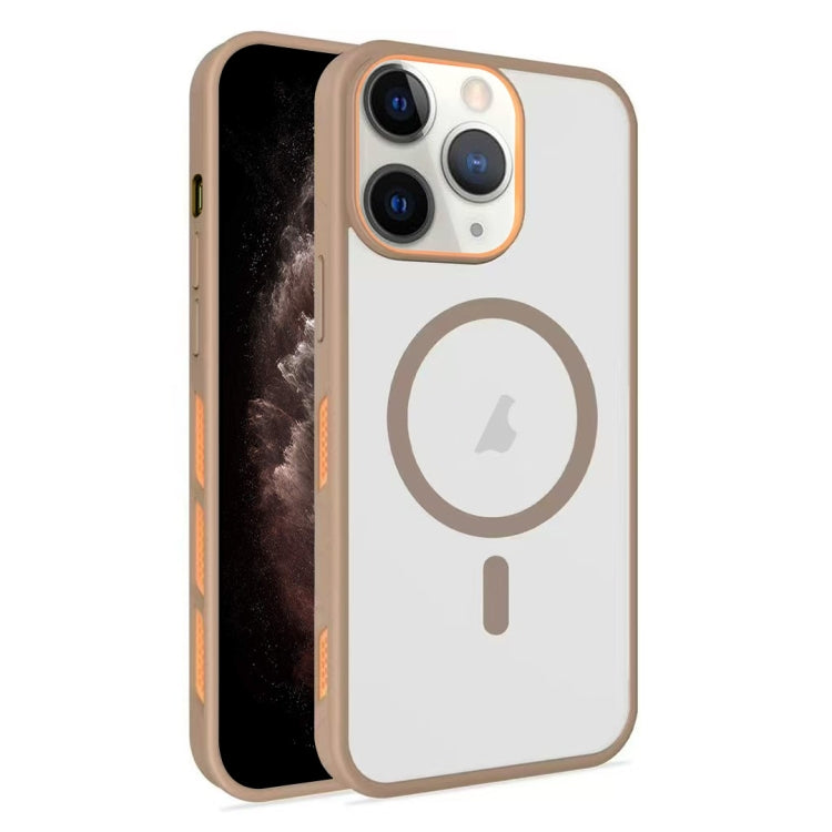 Frosted Translucent Side Ice Fog Cooling MagSafe Phone Case, For iPhone 11 Pro Max, For iPhone 11, For iPhone 11 Pro