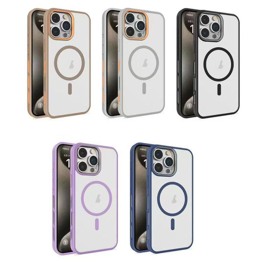 Frosted Translucent Side Ice Fog Cooling MagSafe Phone Case, For iPhone 11 Pro Max, For iPhone 11, For iPhone 11 Pro