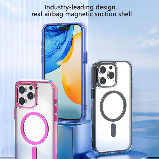 Acrylic Hybrid TPU Airbag Shockproof MagSafe Phone Case, For iPhone 12 Pro Max, For iPhone 12 Pro, For iPhone 11 Pro Max, For iPhone 11