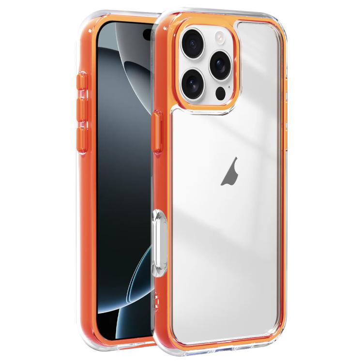 Acrylic Hybrid TPU 3-in-1 Airbag Shockproof Phone Case, For iPhone 16 Pro Max, For iPhone 16 Pro, For iPhone 16 Plus, For iPhone 16