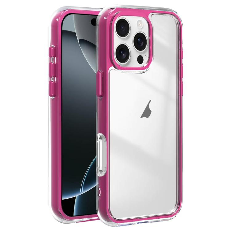 Acrylic Hybrid TPU 3-in-1 Airbag Shockproof Phone Case, For iPhone 16 Pro Max, For iPhone 16 Pro, For iPhone 16 Plus, For iPhone 16