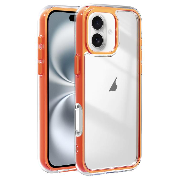 Acrylic Hybrid TPU 3-in-1 Airbag Shockproof Phone Case, For iPhone 16 Pro Max, For iPhone 16 Pro, For iPhone 16 Plus, For iPhone 16