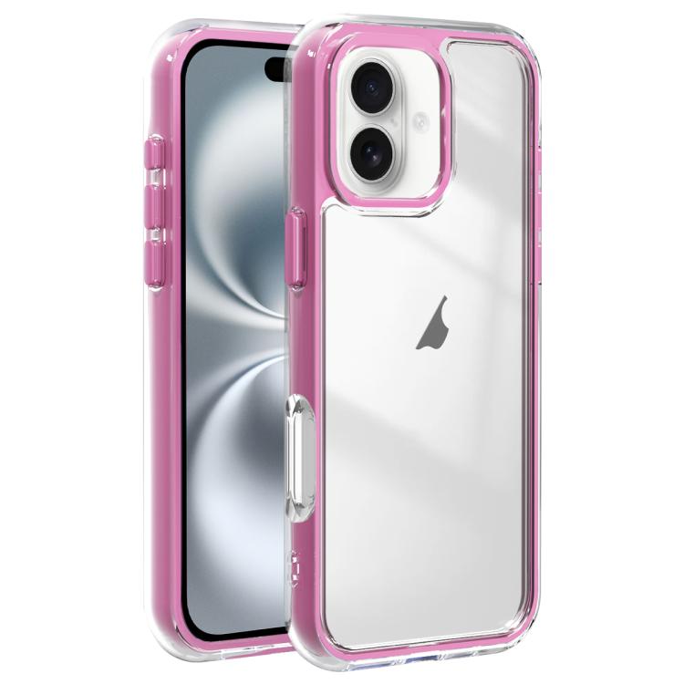 Acrylic Hybrid TPU 3-in-1 Airbag Shockproof Phone Case, For iPhone 16 Pro Max, For iPhone 16 Pro, For iPhone 16 Plus, For iPhone 16