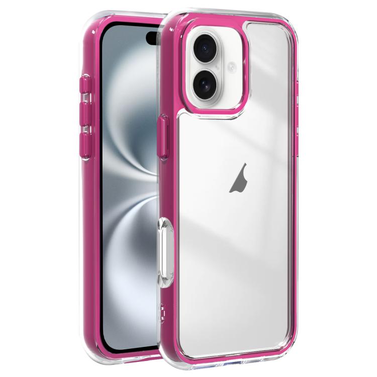 Acrylic Hybrid TPU 3-in-1 Airbag Shockproof Phone Case, For iPhone 16 Pro Max, For iPhone 16 Pro, For iPhone 16 Plus, For iPhone 16