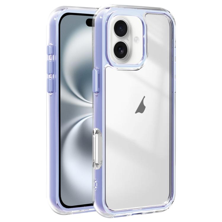 Acrylic Hybrid TPU 3-in-1 Airbag Shockproof Phone Case, For iPhone 16 Pro Max, For iPhone 16 Pro, For iPhone 16 Plus, For iPhone 16