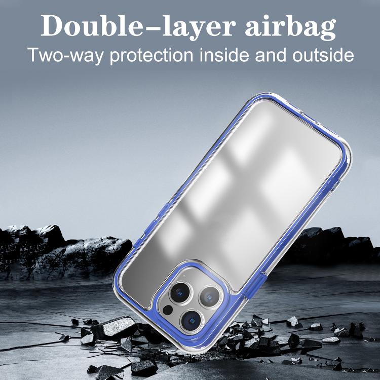 Acrylic Hybrid TPU 3-in-1 Airbag Shockproof Phone Case, For iPhone 16 Pro Max, For iPhone 16 Pro, For iPhone 16 Plus, For iPhone 16