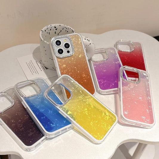 Gradient Shell Texture 3 in 1 Phone Case, For iPhone 12 Pro Max, For iPhone 12 Pro, For iPhone 11 Pro Max, For iPhone 11