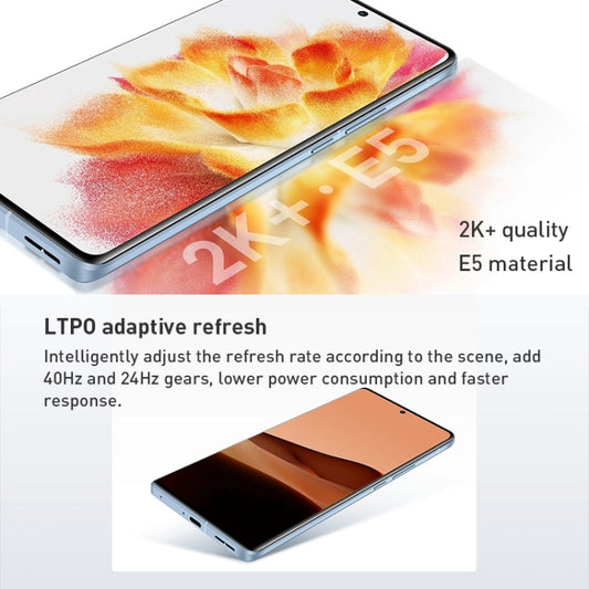 Quad Back Cameras, Screen Ultrasound Fingerprint Identification, 5000mAh Battery, 7.0 inch Android 12.0 OriginOS Ocean Qualcomm Snapdragon 8 Gen1 Octa Core up to 3.0GHz, NFC, OTG, Network: 5G, 12GB+256GB