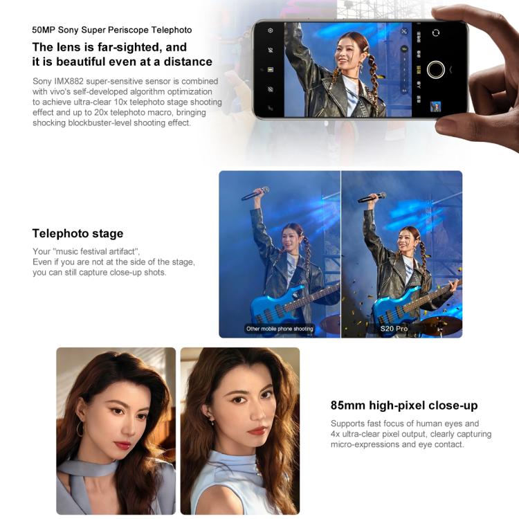 vivo S20 Pro, 12GB+512GB, Face ID / Screen Fingerprint Identification, 6.67 inch Android 15 Dimensity 9300+ Octa Core, OTG, NFC, Network: 5G, 12GB+512GB, S20 Pro, 12GB+512GB, S20 Pro,12GB+512GB