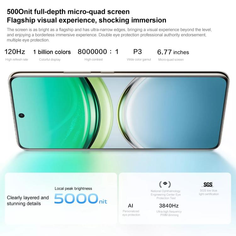 vivo Y300 Pro, 8GB+128GB, Face ID / Screen Fingerprint Identification, 6.77 inch Android 14 OriginOS 4 Snapdragon 6 Gen 1 Octa Core, OTG, Network: 5G, vivo Y300 Pro, 8GB+128GB