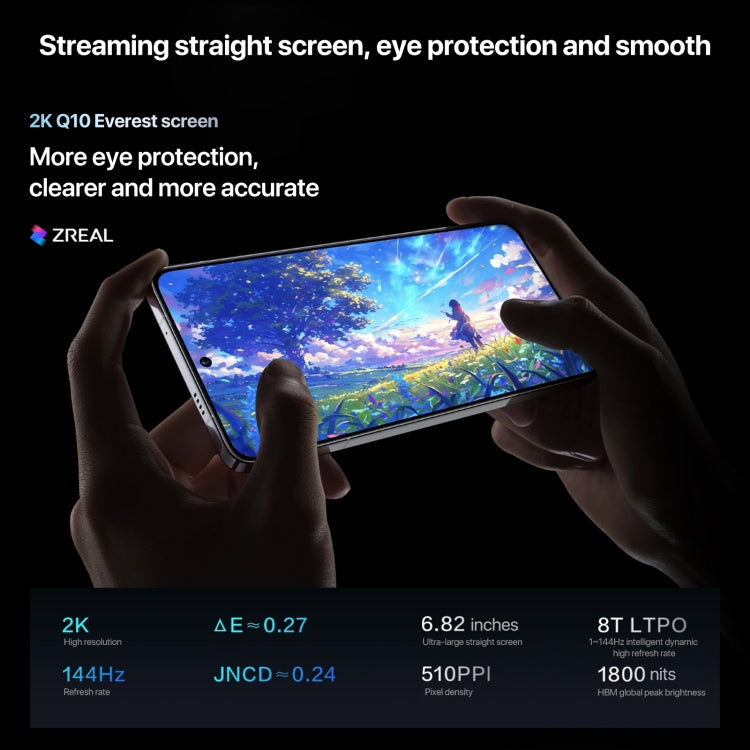 vivo iQOO 13, 12GB+256GB, Face ID / Screen Fingerprint Identification, 6.82 inch Android 15 OriginOS 5 Snapdragon 8 Elite Octa Core, OTG, NFC, Network: 5G, Support Google Play, 12GB+256GB