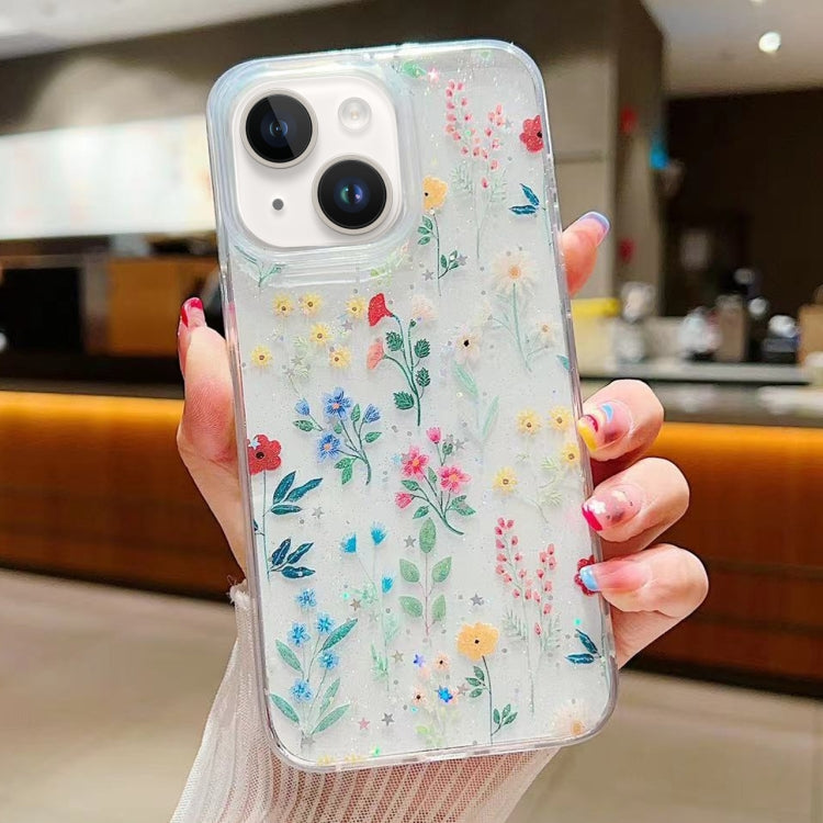 Fresh Small Floral Epoxy TPU Phone Case, For iPhone 13, For iPhone 13 mini, For iPhone 12, For iPhone 12 Pro Max, For iPhone 12 Pro