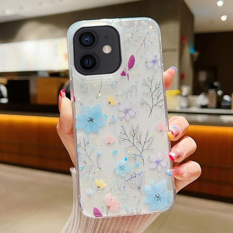 Fresh Small Floral Epoxy TPU Phone Case, For iPhone 12 mini, For iPhone 11 Pro Max, For iPhone 11, For iPhone 11 Pro, For iPhone XR