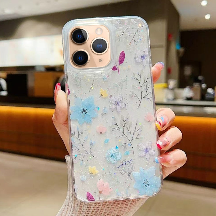 Fresh Small Floral Epoxy TPU Phone Case, For iPhone 12 mini, For iPhone 11 Pro Max, For iPhone 11, For iPhone 11 Pro, For iPhone XR