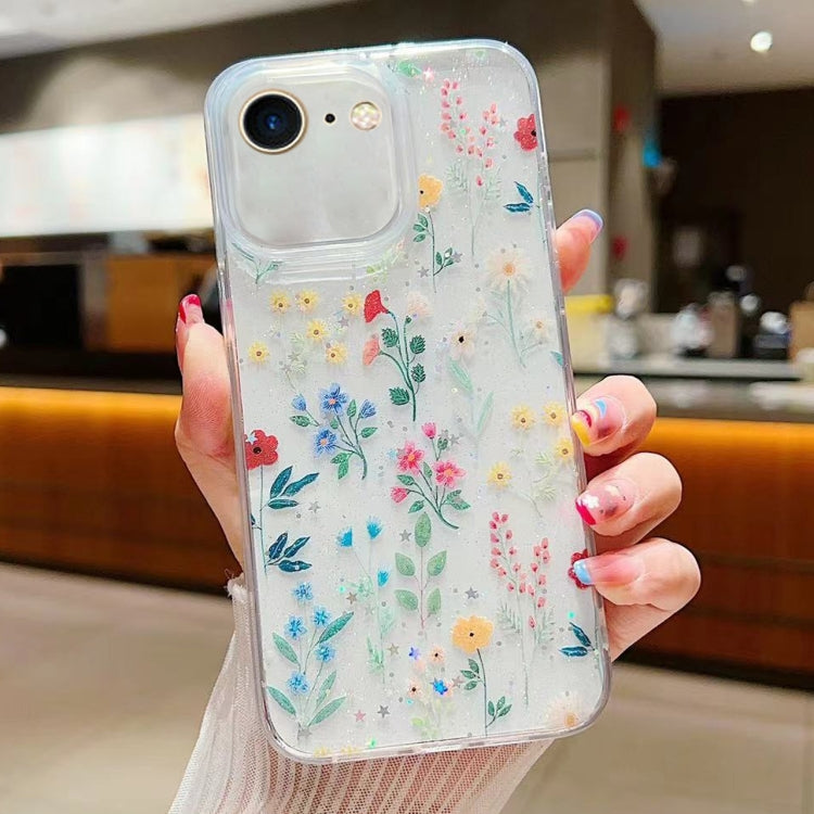 Fresh Small Floral Epoxy TPU Phone Case, For iPhone 14 Pro, For iPhone 14 Pro Max, For iPhone 7 / 8 / SE 2022, For iPhone 13 Pro Max, For iPhone 13 Pro