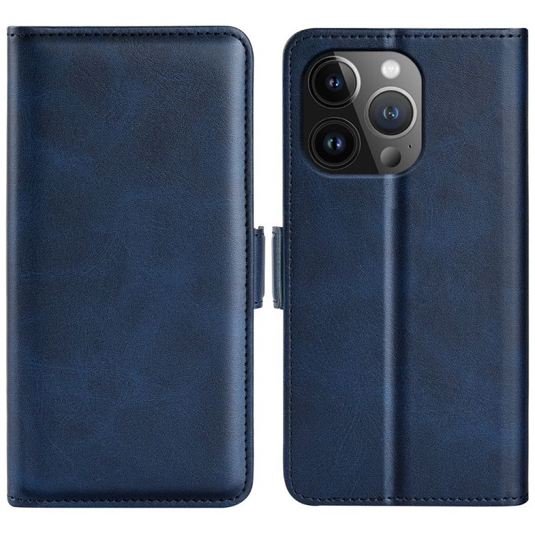 Dual-side Magnetic Buckle Horizontal Flip Leather Phone Case, For iPhone 16 Pro, For iPhone 16 Plus, For iPhone 16, For iPhone 16 Pro Max, For iPhone 16e, For iPhone 15 Pro Max