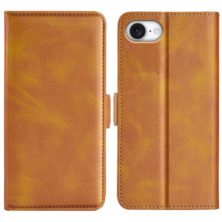 Dual-side Magnetic Buckle Horizontal Flip Leather Phone Case, For iPhone 16 Pro, For iPhone 16 Plus, For iPhone 16, For iPhone 16 Pro Max, For iPhone 16e, For iPhone 15 Pro Max