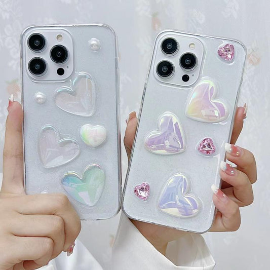 Love Epoxy TPU Phone Case, For iPhone 16e, For iPhone 16 Pro Max, For iPhone 16 Pro, For iPhone 16 Plus, For iPhone 16, For iPhone 15 Pro Max, For iPhone 15 Pro, For iPhone 15 Plus, For iPhone 15, For iPhone 14 Plus, For iPhone 14, For iPhone 14 Pro