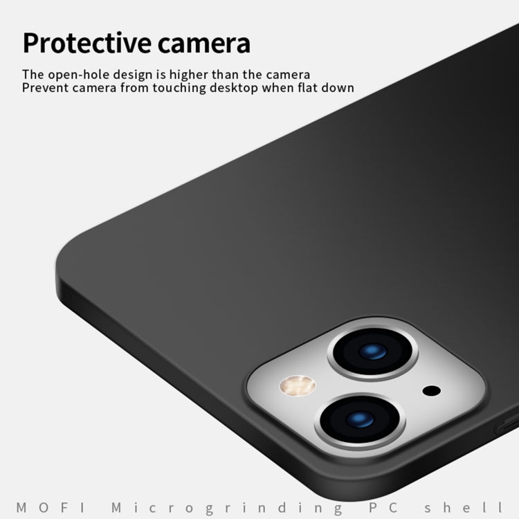 MOFI Frosted PC Ultra-thin Hard Phone Case, For iPhone 15 Pro, For iPhone 15 Plus, For iPhone 15