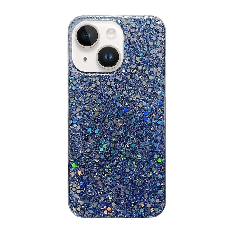 Glitter Sequins Epoxy TPU Phone Case, For iPhone 15