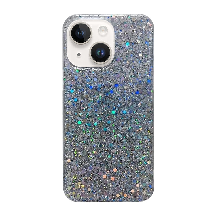 Glitter Sequins Epoxy TPU Phone Case, For iPhone 15