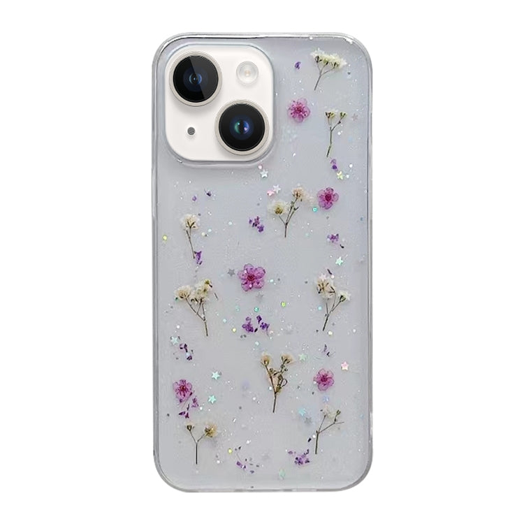 Gypsophila Flowers Pattern TPU Protective Phone Case, For iPhone 16e, For iPhone 16 Pro Max, For iPhone 16 Pro, For iPhone 16 Plus, For iPhone 16, For iPhone 15 Pro Max, For iPhone 15 Pro, For iPhone 15 Plus