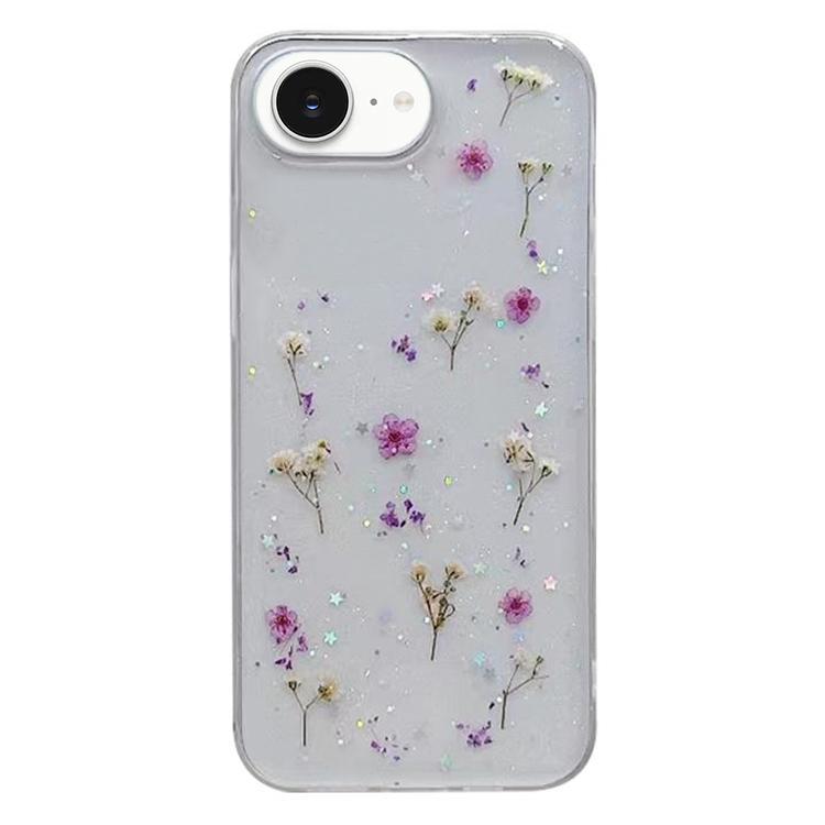 Gypsophila Flowers Pattern TPU Protective Phone Case, For iPhone 16e, For iPhone 16 Pro Max, For iPhone 16 Pro, For iPhone 16 Plus, For iPhone 16, For iPhone 15 Pro Max, For iPhone 15 Pro, For iPhone 15 Plus