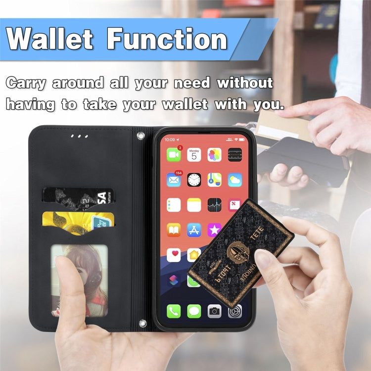 Retro Skin Feel Magnetic Flip Leather Phone Case, For iPhone 16 Pro Max, For iPhone 16 Pro, For iPhone 16 Plus, For iPhone 16, iPhone 16e