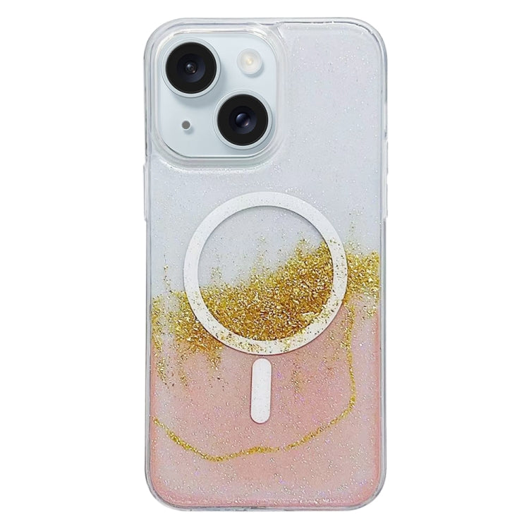 Gilding MagSafe Hybrid Clear TPU Phone Case, For iPhone 15 Pro Max, For iPhone 15 Pro, For iPhone 15 Plus, For iPhone 15