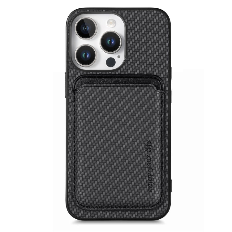 Carbon Fiber Leather Card Magsafe Phone Case, For iPhone 16 Pro Max, For iPhone 16 Pro, For iPhone 16 Plus, For iPhone 16, For iPhone 15 Pro Max, For iPhone 15 Pro