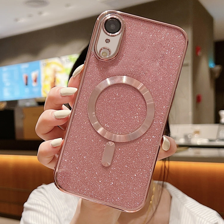 Glitter Electroplating MagSafe TPU Phone Case, For iPhone 11 Pro, For iPhone XR, For iPhone XS Max, For iPhone SE 2022 / 7 / 8