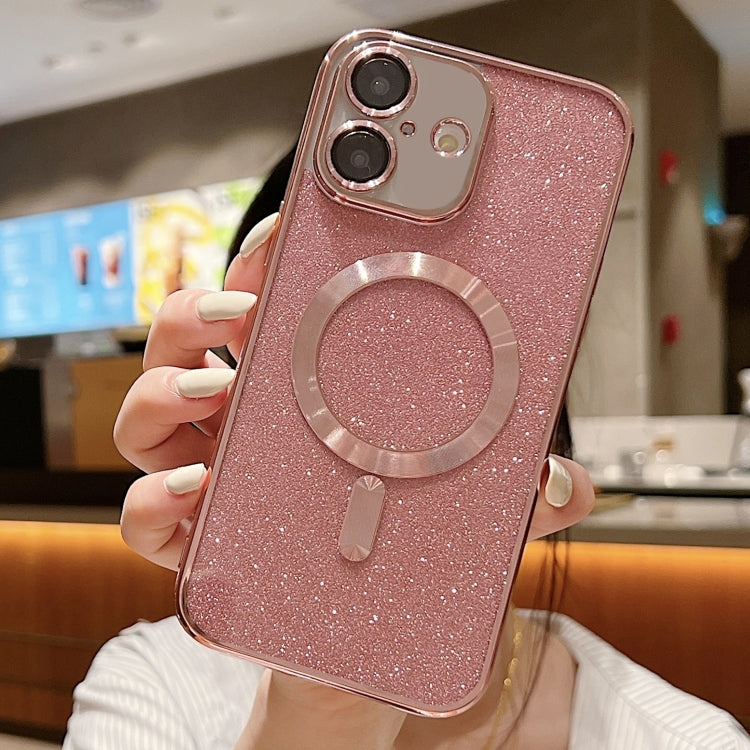 Glitter Electroplating MagSafe TPU Phone Case, For iPhone 16 Pro Max, For iPhone 16 Pro, For iPhone 16 Plus, For iPhone 16