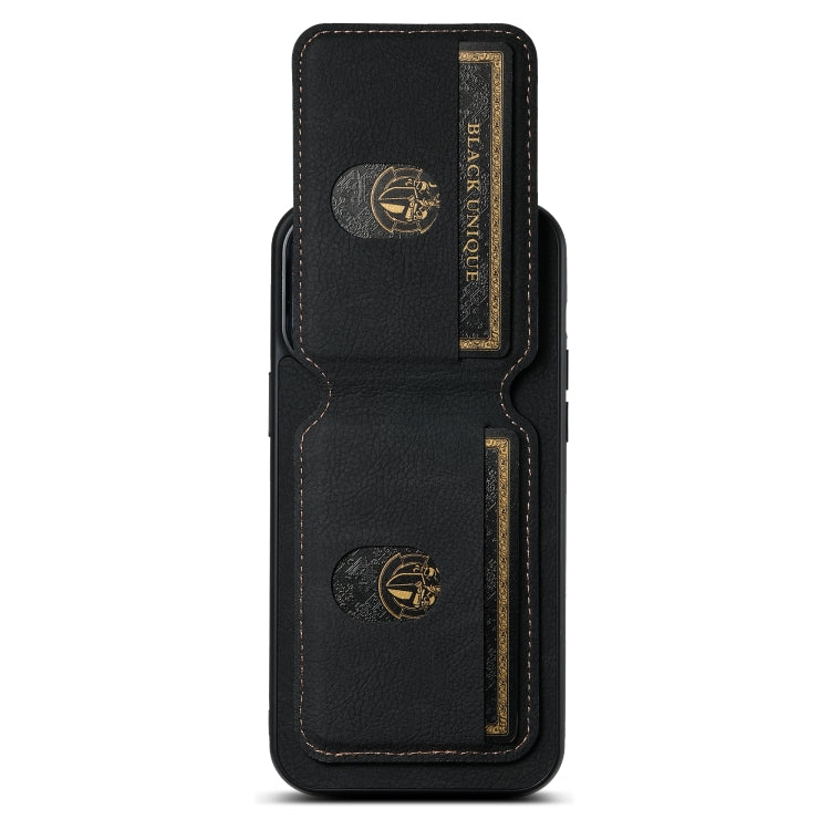 Suteni H02 Litchi Leather Card Wallet Stand Back Phone Case, For iPhone 11 Pro Max, For iPhone 11, For iPhone 11 Pro, For iPhone XR, For iPhone XS Max, For iPhone X / XS