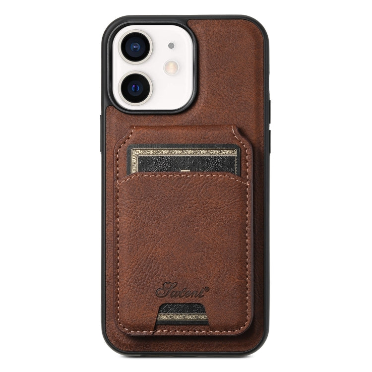 Suteni H17 Litchi Texture Leather MagSafe Detachable Wallet Phone Case, For iPhone 12, For iPhone 12 Pro Max, For iPhone 12 Pro