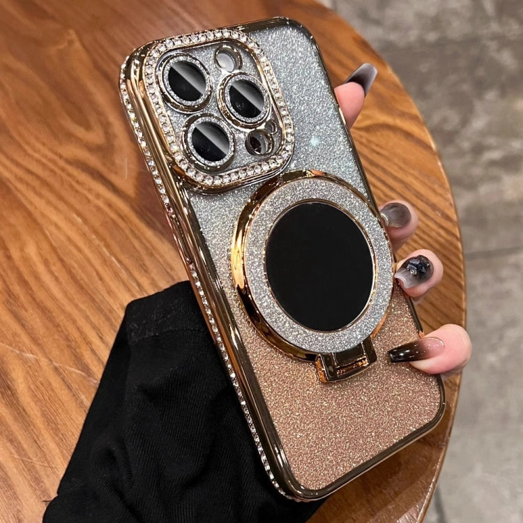 Rhinestone Mirror Glitter MagSafe TPU Phone Case, For iPhone 15 Pro, For iPhone 15 Plus, For iPhone 15, For iPhone 14 Plus, For iPhone 14