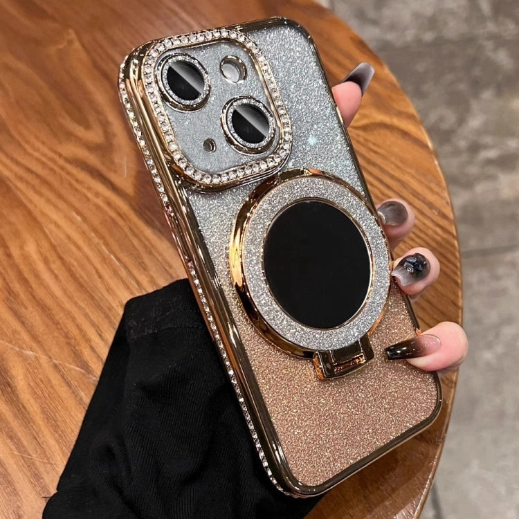 Rhinestone Mirror Glitter MagSafe TPU Phone Case, For iPhone 15 Pro, For iPhone 15 Plus, For iPhone 15, For iPhone 14 Plus, For iPhone 14